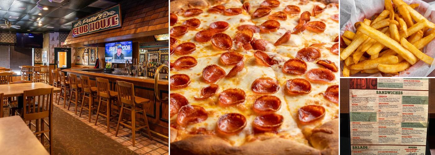 Potters's Grill Menu