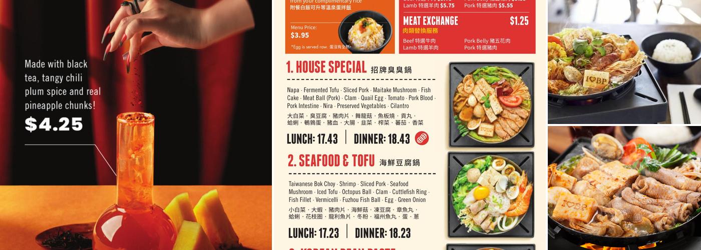 Boiling Point Menu