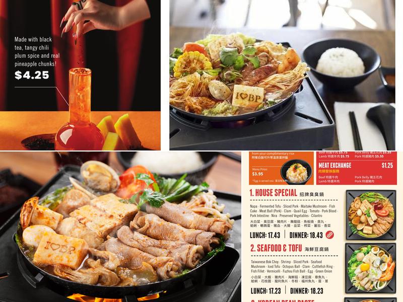 Boiling Point Menu