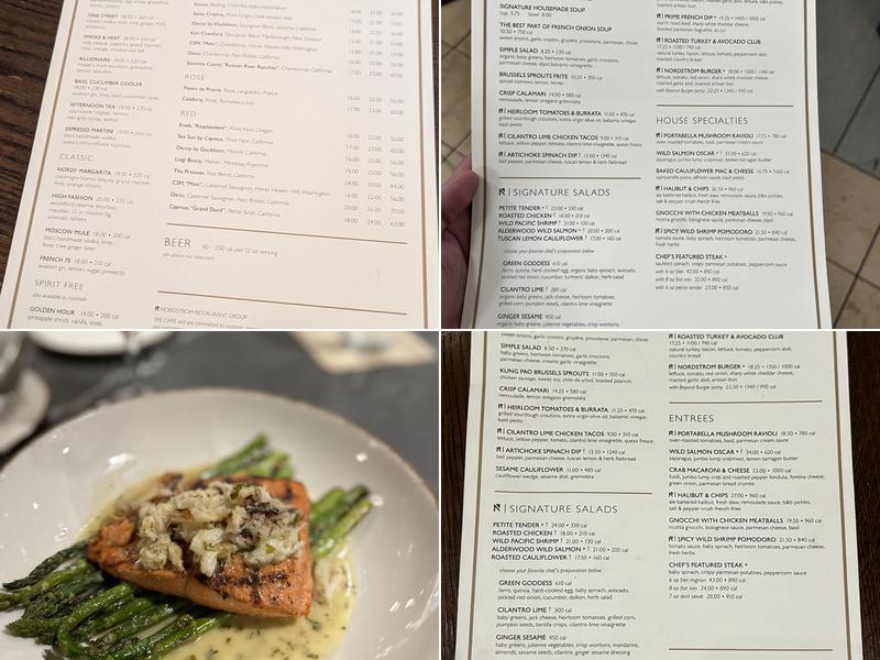 Nordstrom Grill Menu