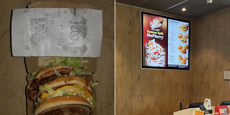 McDonald's Menu