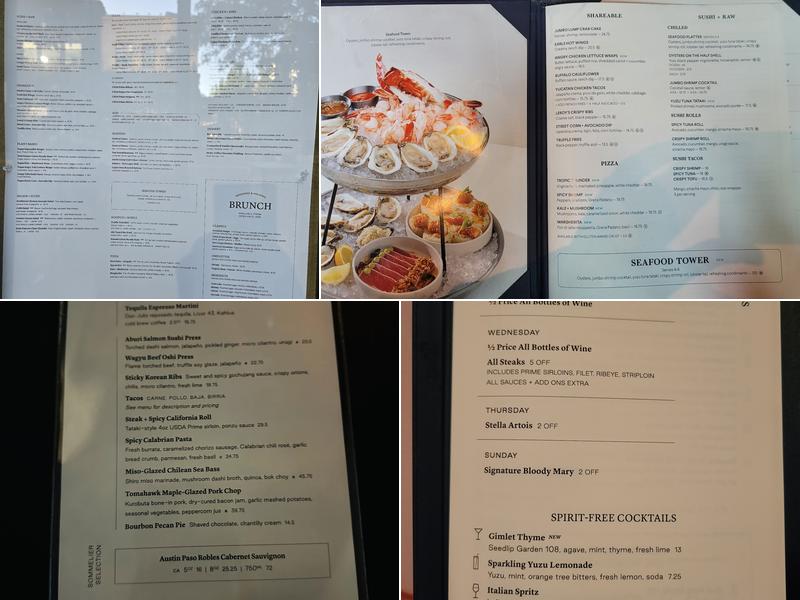 Earls Kitchen + Bar Menu