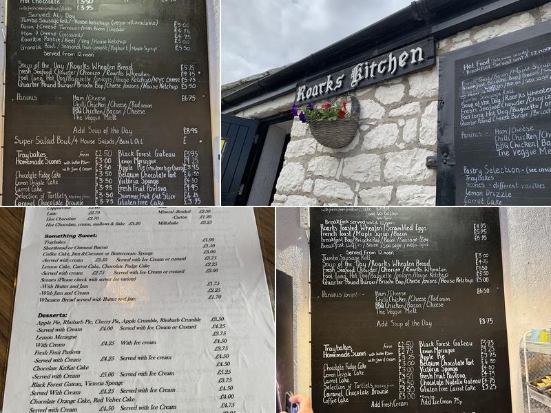 Roark's Kitchen Menu