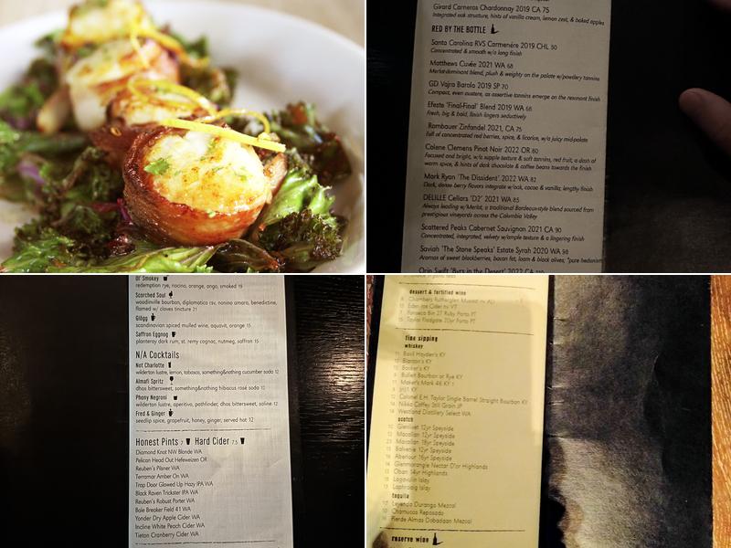 Black Bottle Bellevue Menu