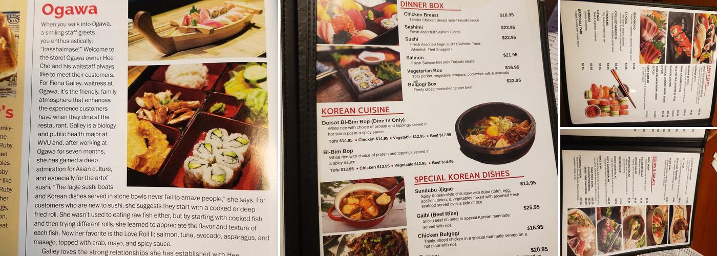 Ogawa Menu