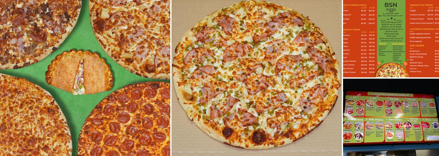 BSN Pizza Menu