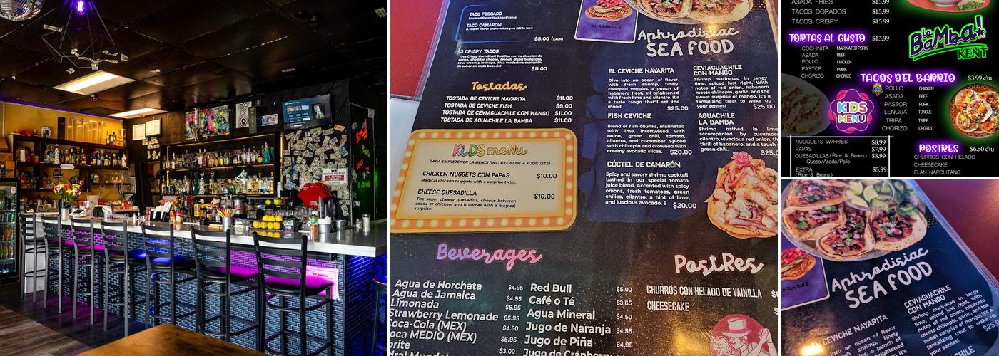 La Bamba de Kent Menu