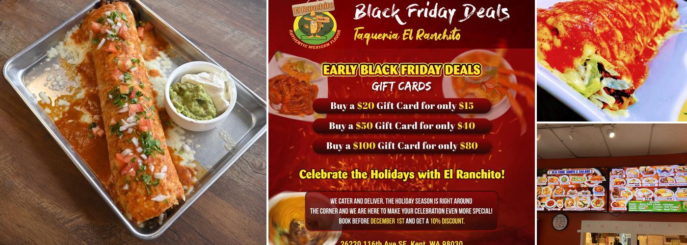 Taqueria El Ranchito Menu