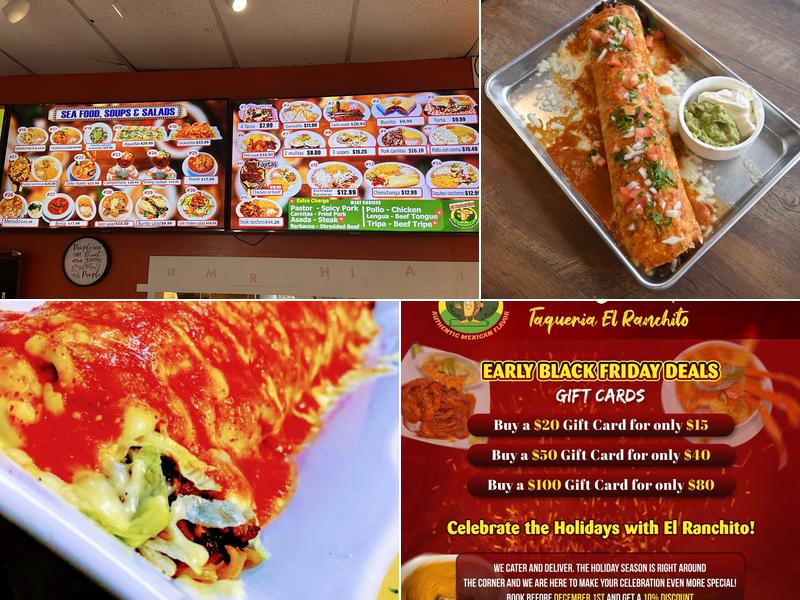 Taqueria El Ranchito Menu