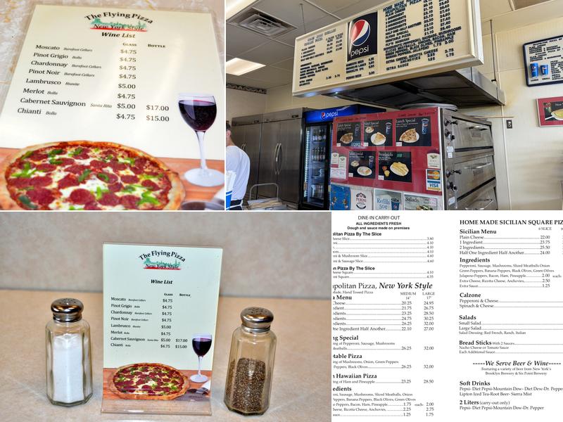 Flying Pizza Menu