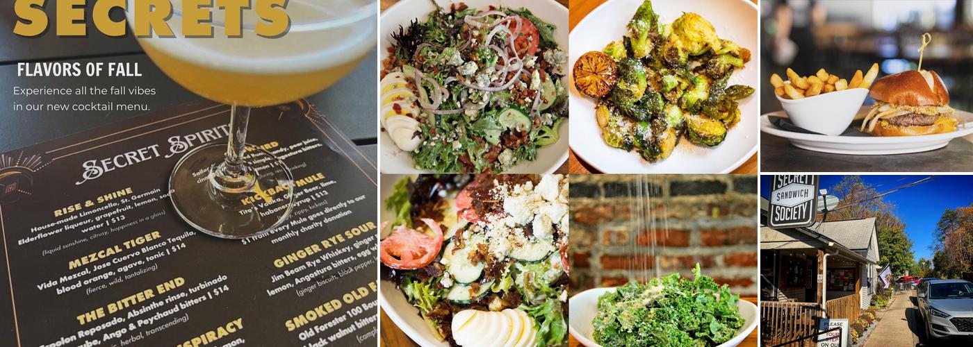 Secret Sandwich Society Menu