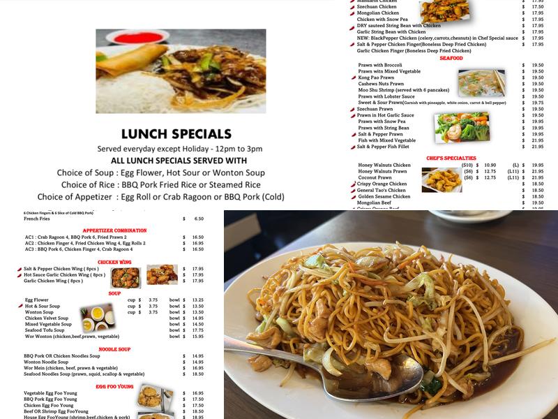 Chopsticks Menu