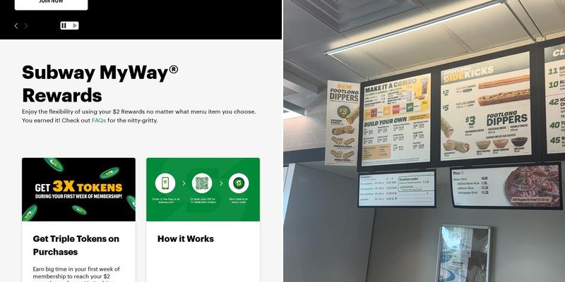 Subway Menu
