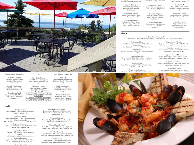 Verrazano's Restaurant Menu