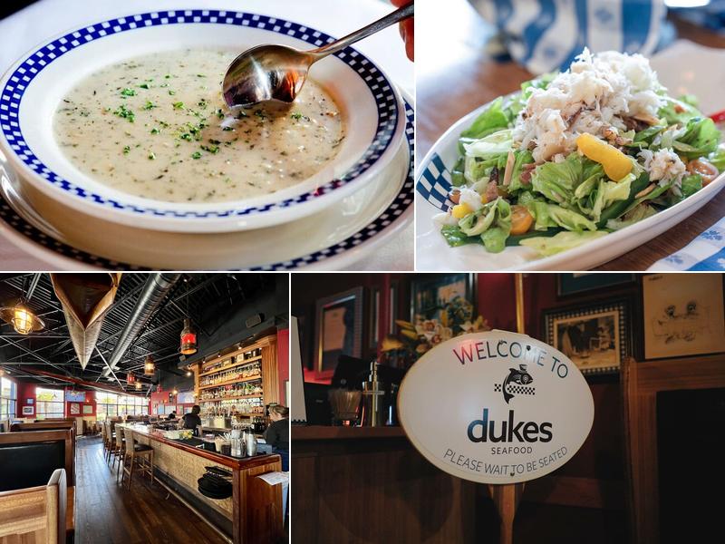 Duke's Seafood Kent Menu