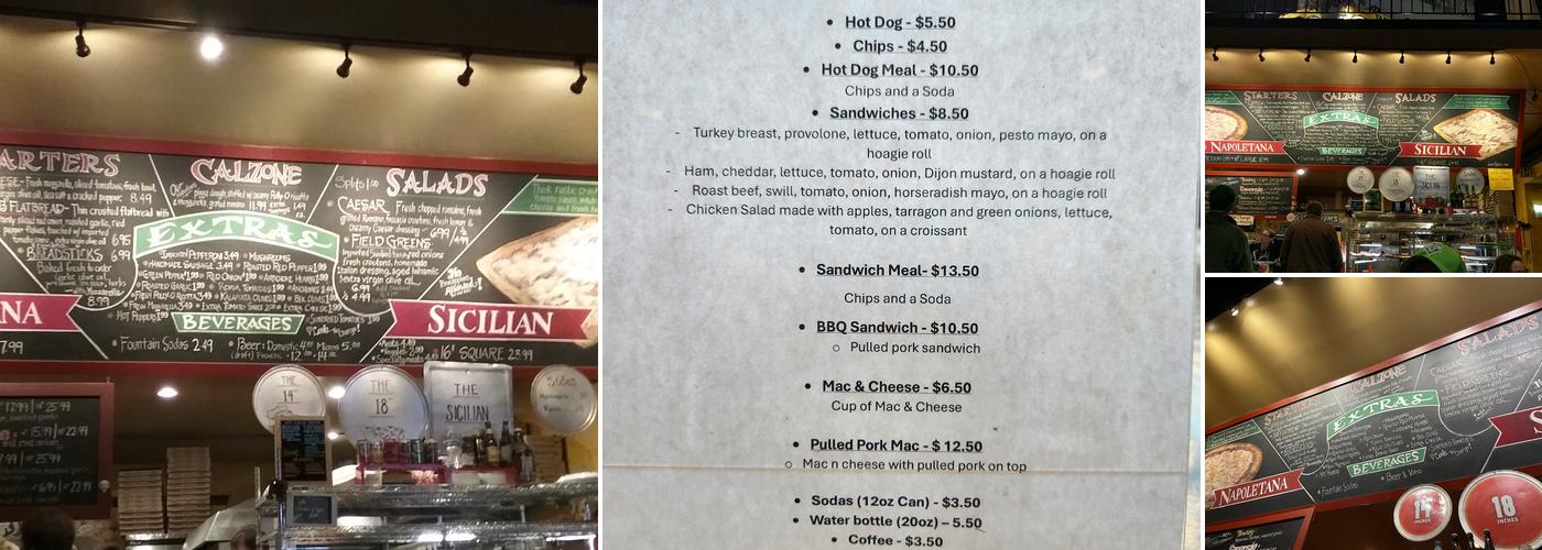 Brooklyn Bros. Pizzeria Menu