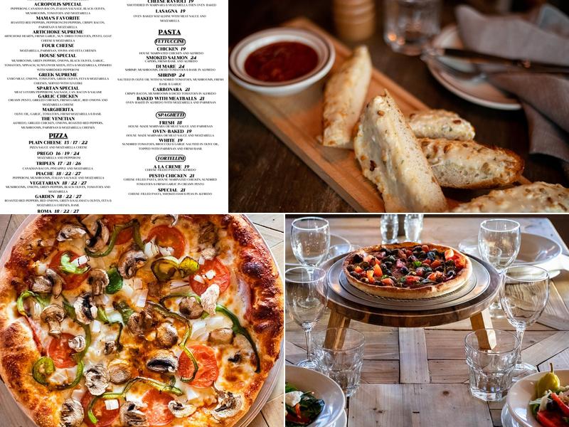 Acropolis Pizza & Pasta Menu