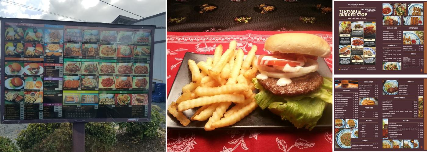 Burger Stop Menu