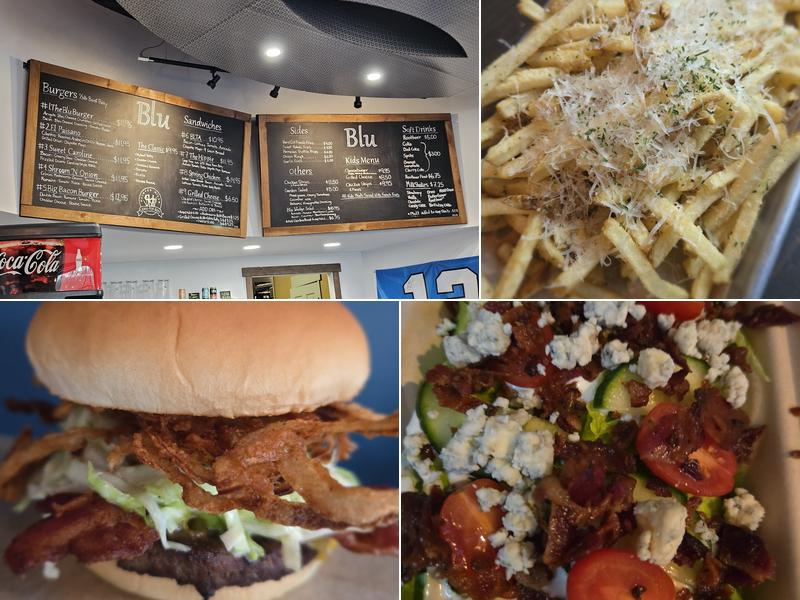 Blu Burgers Menu