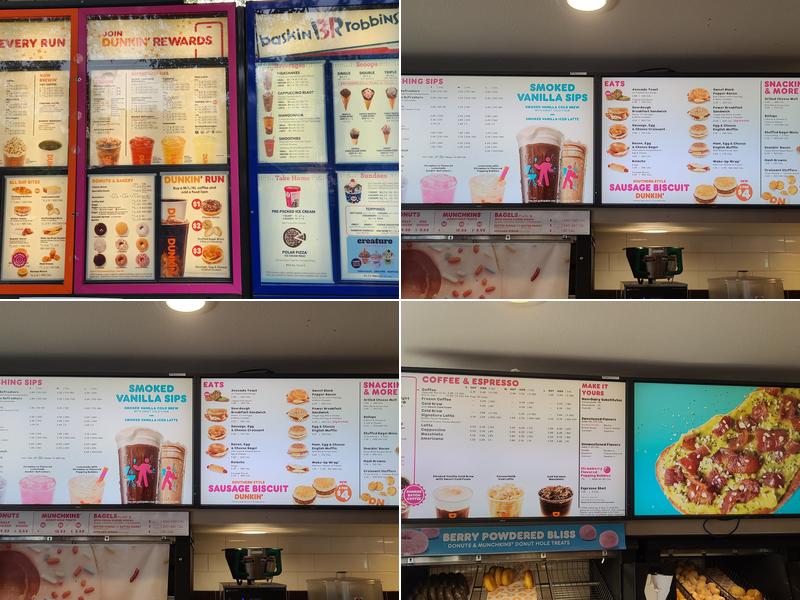 Dunkin' Menu