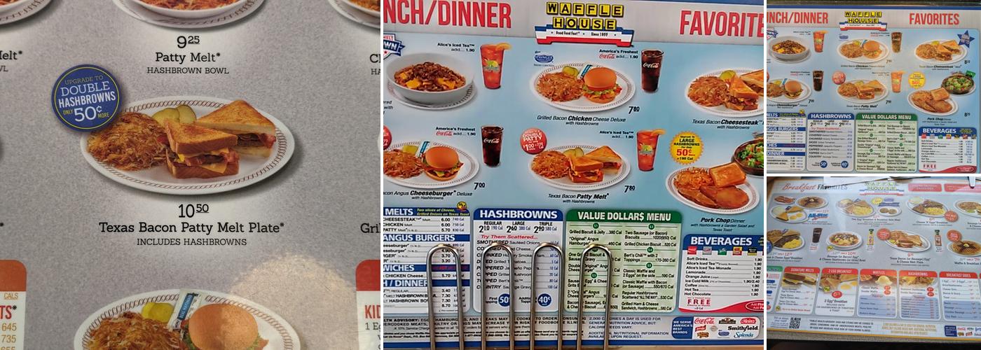 Waffle House Menu