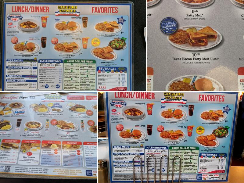 Waffle House Menu