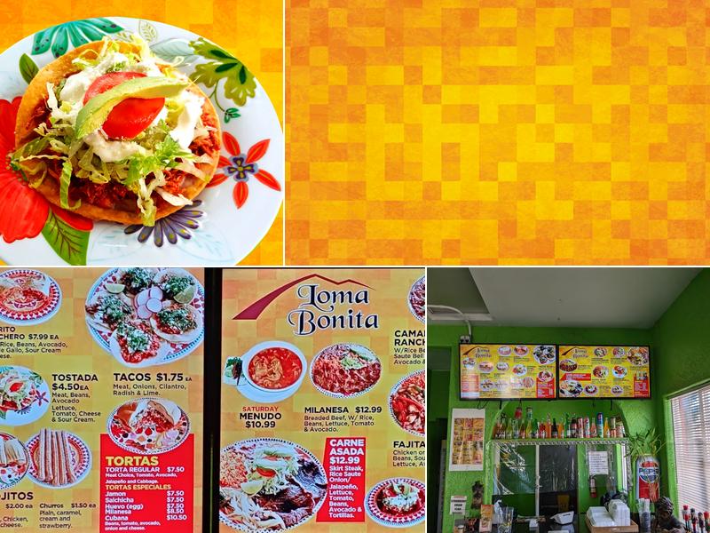 Taqueria Loma Bonita Menu