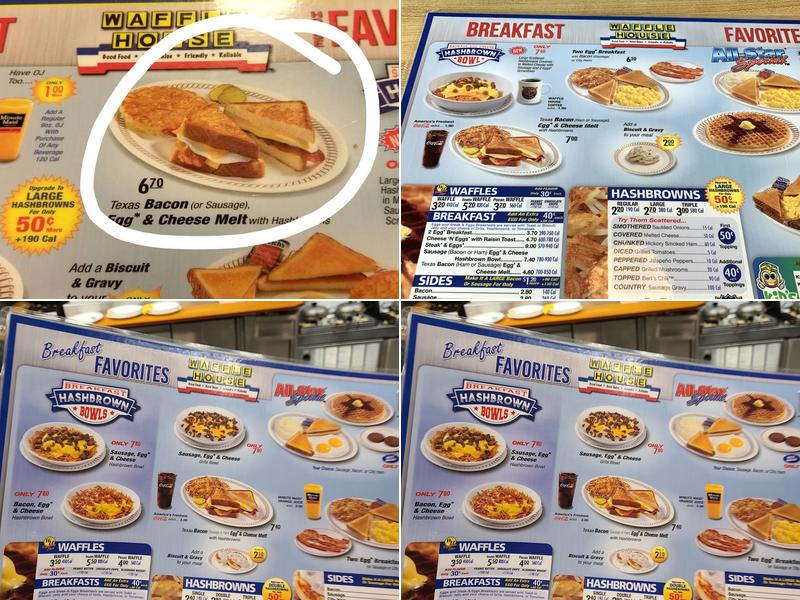 Waffle House Menu