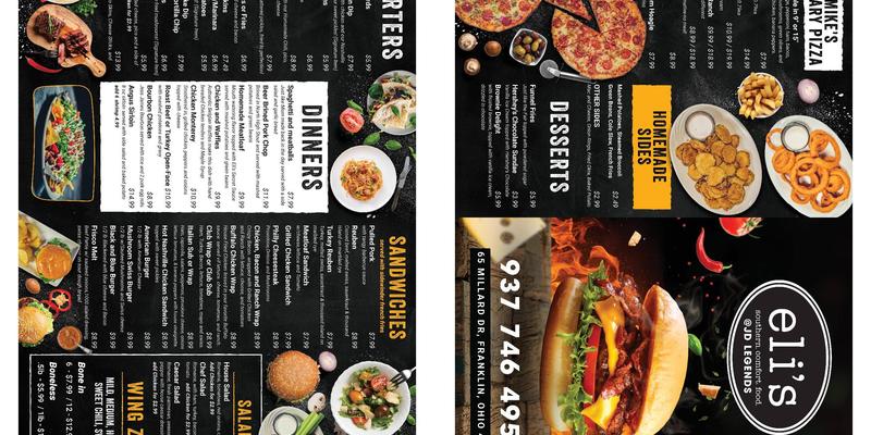 Eli's Southern Comfort Food Menu