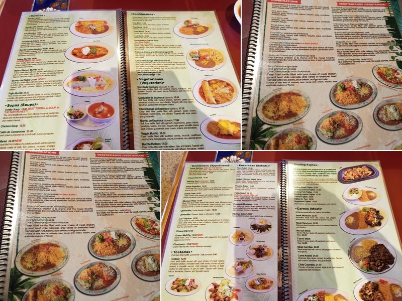 Ixtapa Restaurant Menu