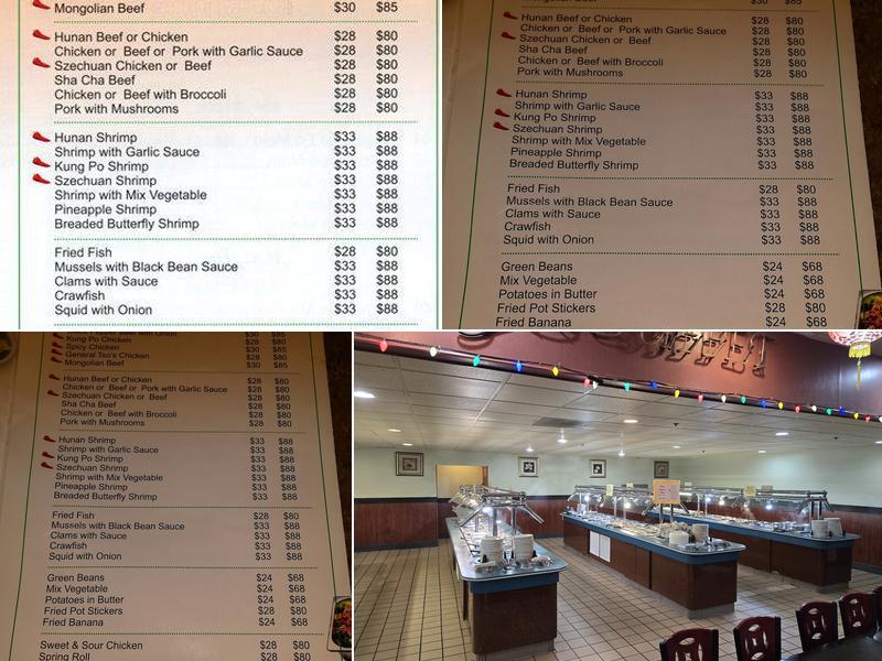 King Buffet Menu
