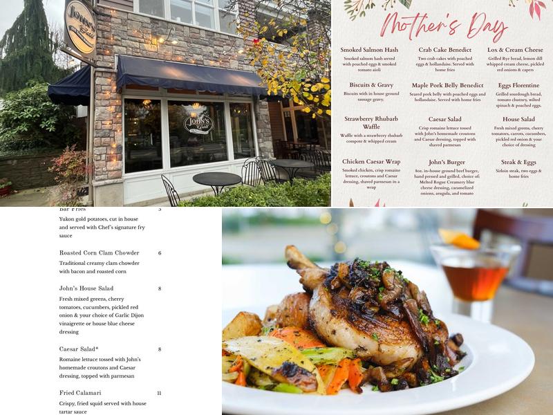 John's Grill Menu