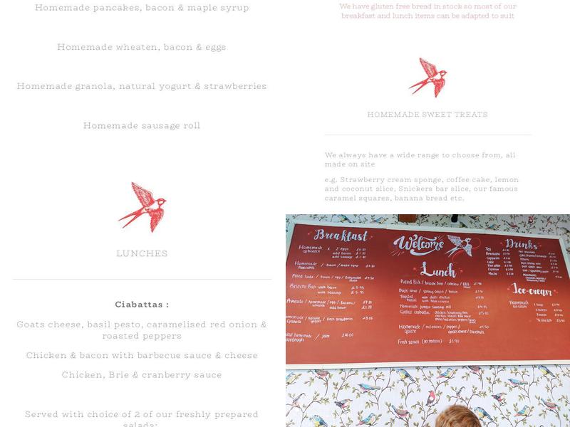 The Creamery Can Menu