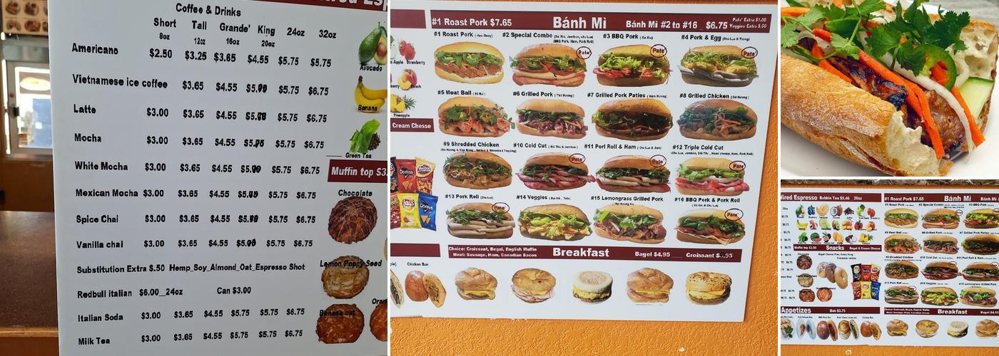 Double Wired Espresso Menu