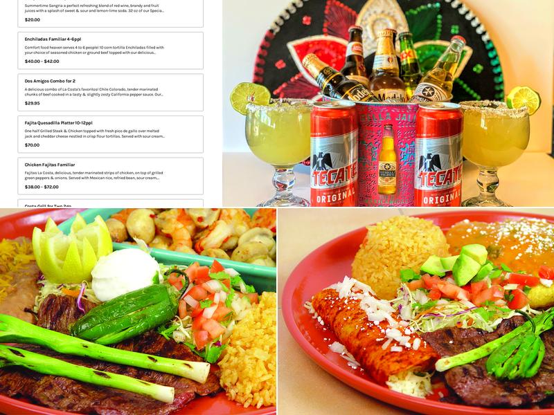 La Costa Menu
