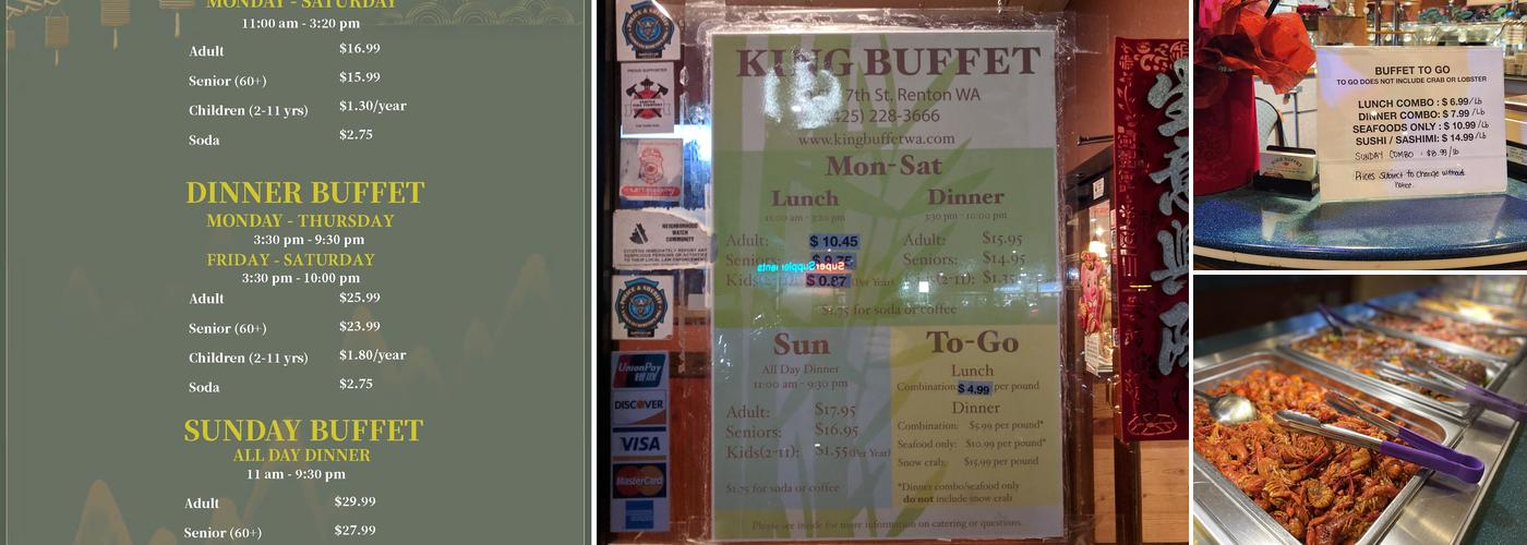 King Buffet Menu