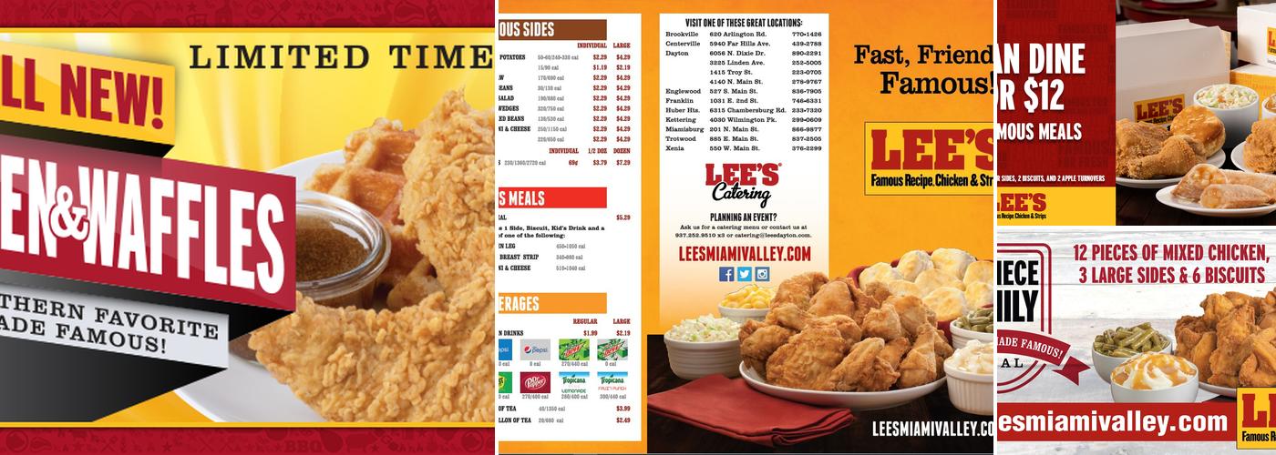 Lee's Famous Recipe Chicken Menu