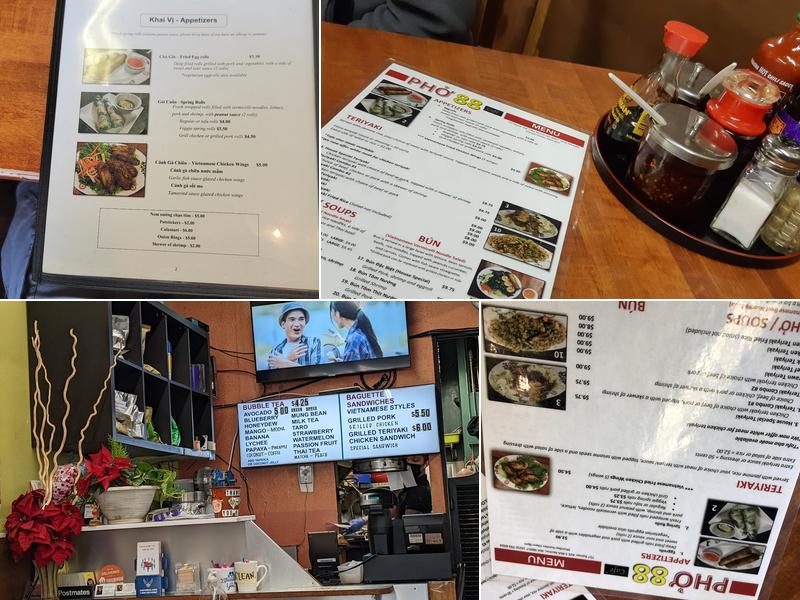 Pho 88 Cafe Menu