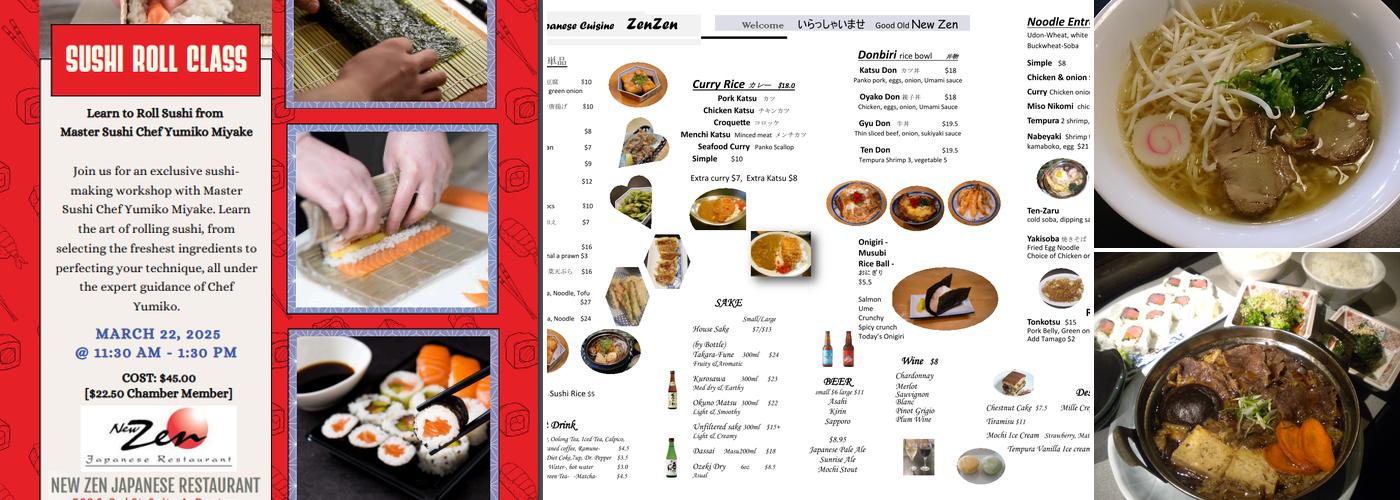New Zen Japanese Restaurant Menu