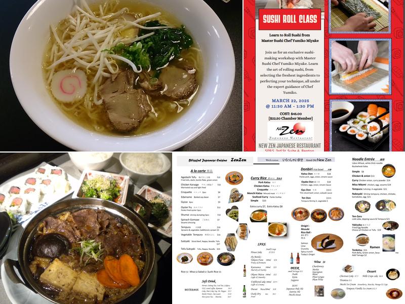 New Zen Japanese Restaurant Menu