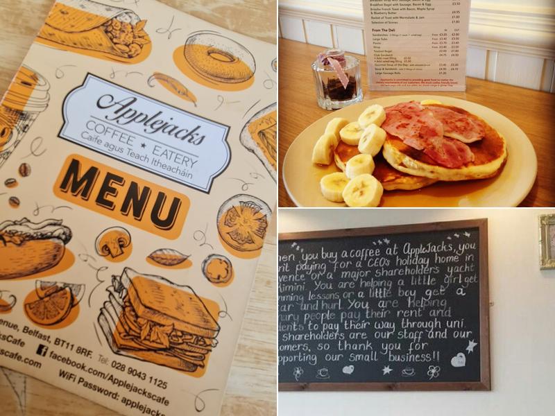 Applejacks Cafe Menu