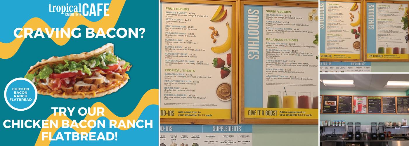 Tropical Smoothie Cafe Menu