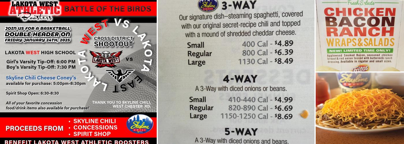 Skyline Chili Menu