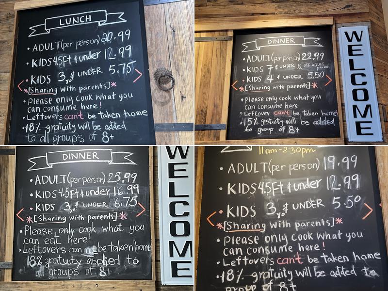 Jasmine Mongolian Grill Menu