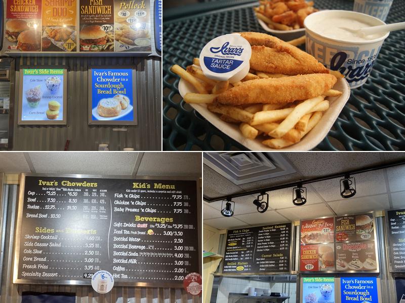 Ivar's Seafood Bar Menu