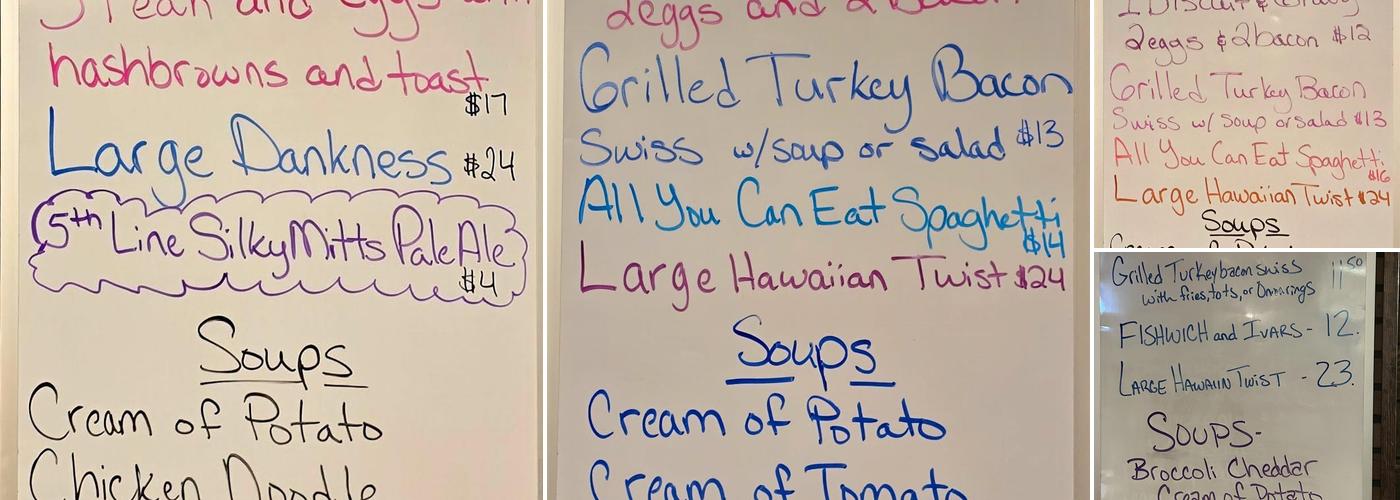 Magic's Pizza Shack Menu