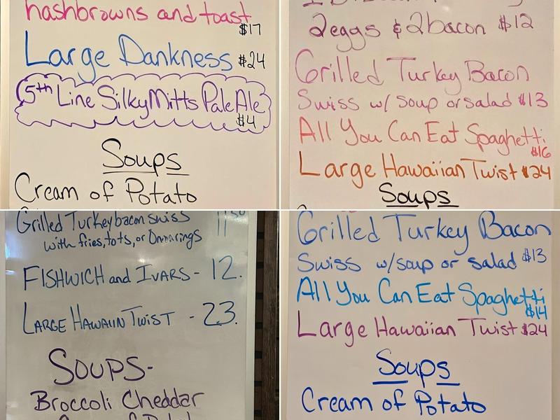 Magic's Pizza Shack Menu