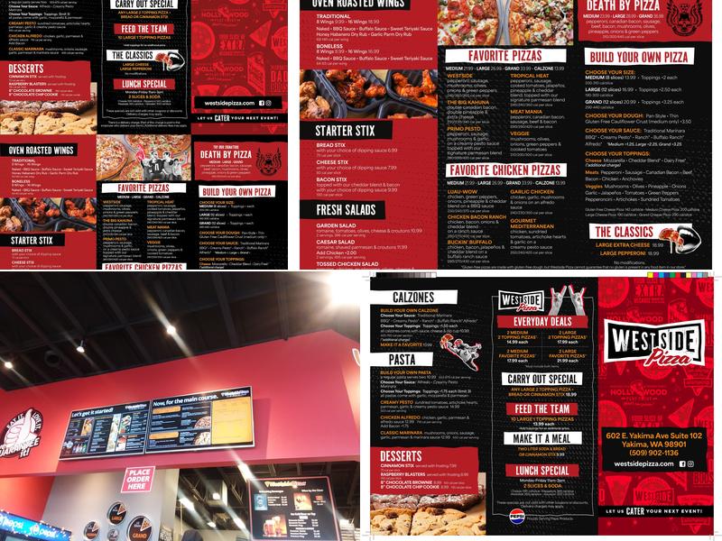 Westside Pizza Menu