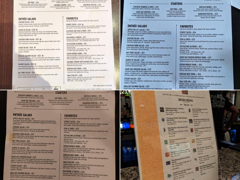 Second Street Grill Menu