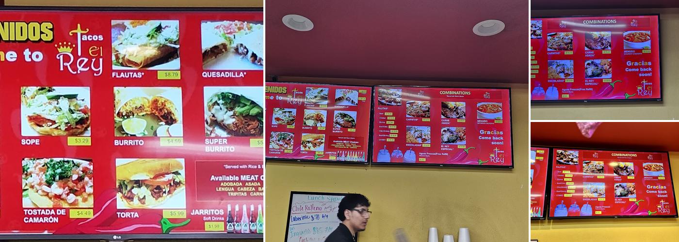 Tacos El Rey Menu